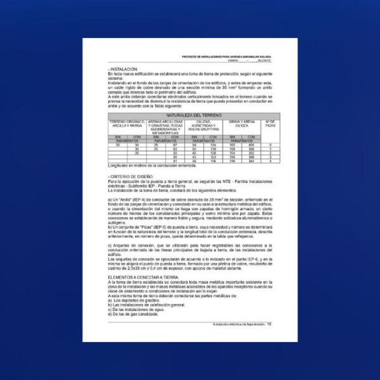 Imagen de Proyecto eléctrico de una vivienda unifamiliar PDF,DOCX, BC3 Y DWG