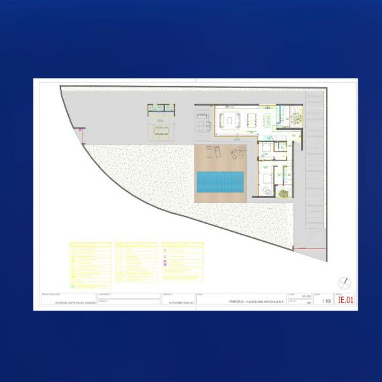 Imagen de Proyecto eléctrico de una vivienda unifamiliar PDF,DOCX, BC3 Y DWG