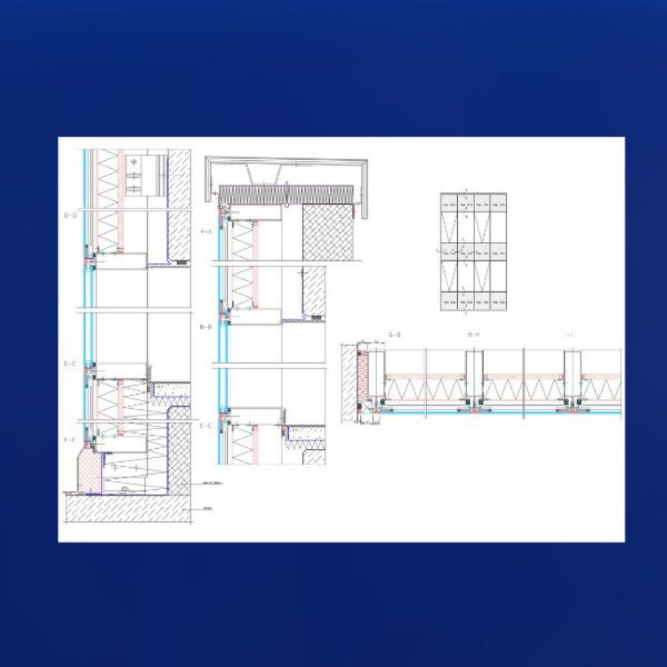 Imagen de Detalles constructivos de muros cortina