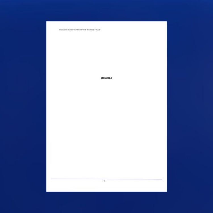 Imagen de Documento de gestión preventiva de seguridad y salud en instalación fotovoltaica