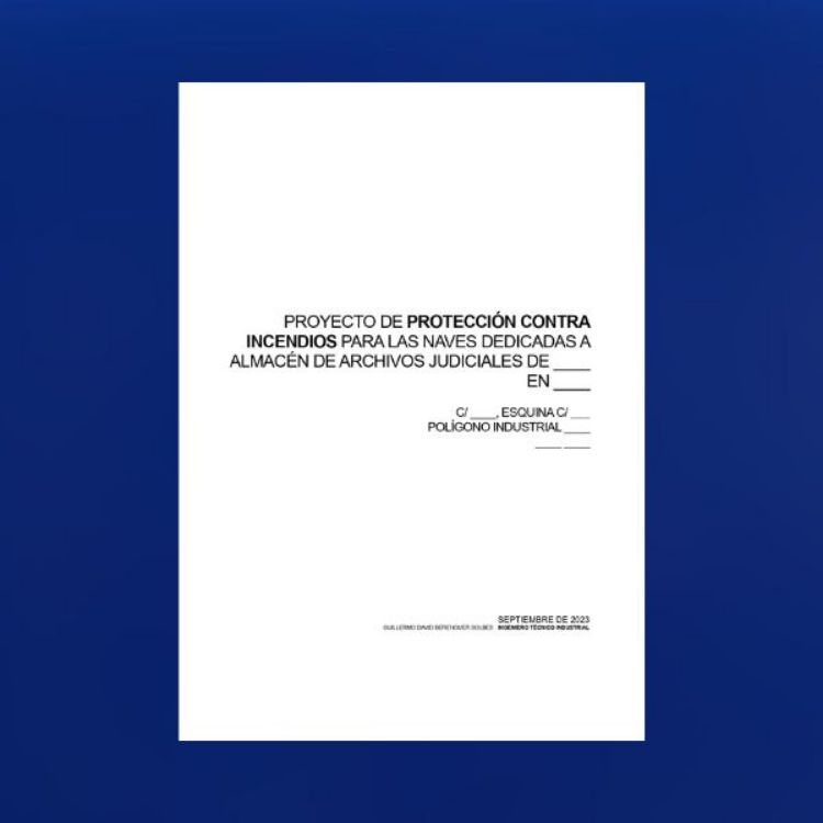 Imagen de Proyecto contra incendios para nave industrial