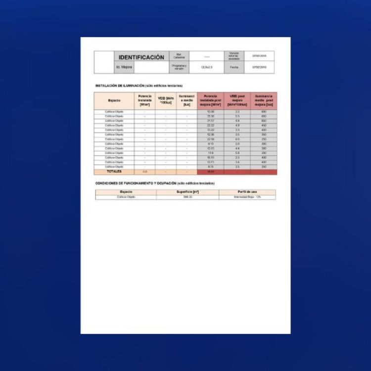 Imagen de Certificado energético nave industrial
