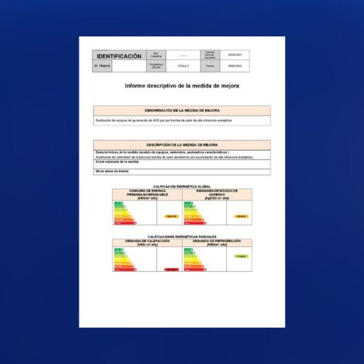 Imagen de Certificado energético de vivienda individual o piso