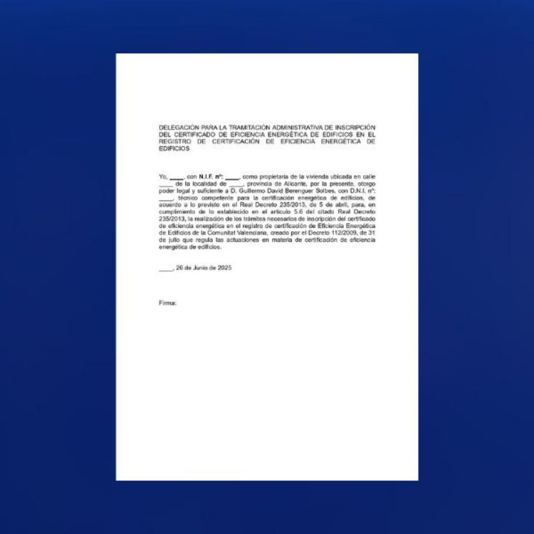 Imagen de Certificado energético de vivienda individual o piso