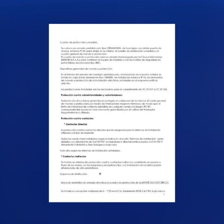 Imagen de Proyecto para instalación de punto de recarga de coche eléctrico en acera