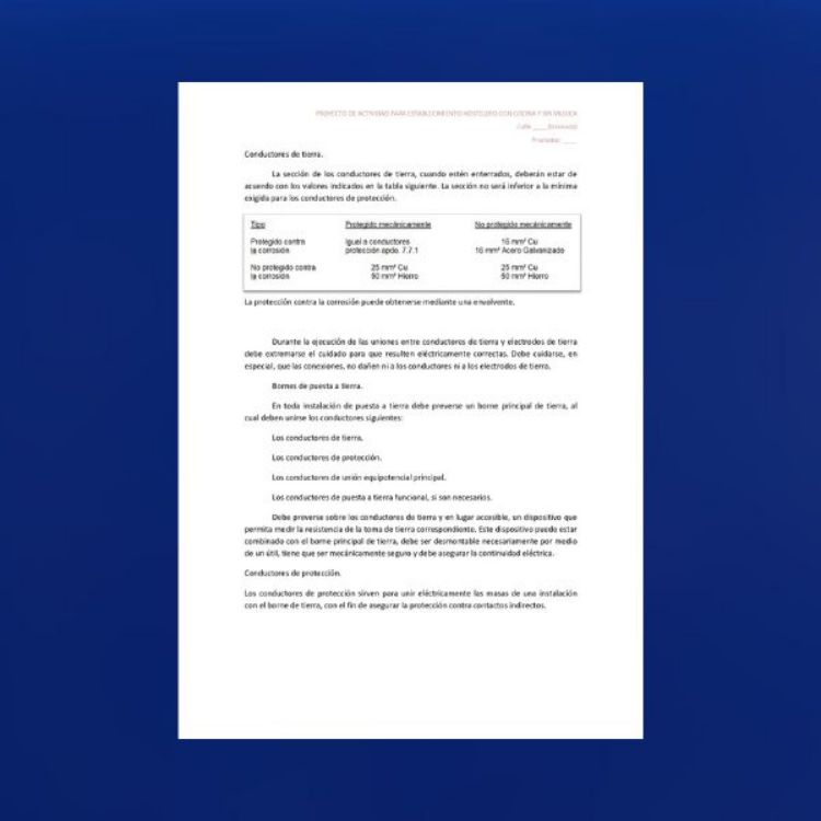 Imagen de Proyecto para apertura de un restaurante en Andalucía