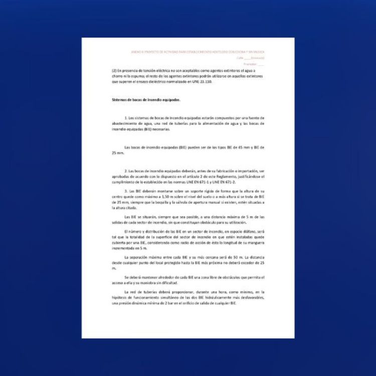 Imagen de Proyecto para apertura de un restaurante en Andalucía