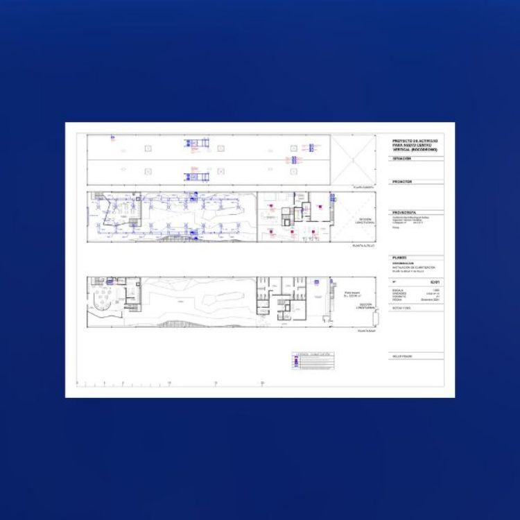 Imagen de Proyecto de actividad  para rocódromo en nave industrial