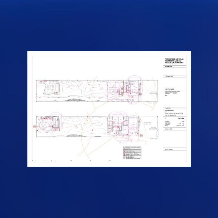 Imagen de Proyecto de actividad  para rocódromo en nave industrial