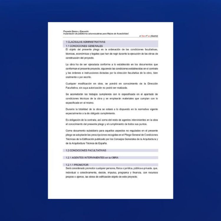 memoria técnica editable