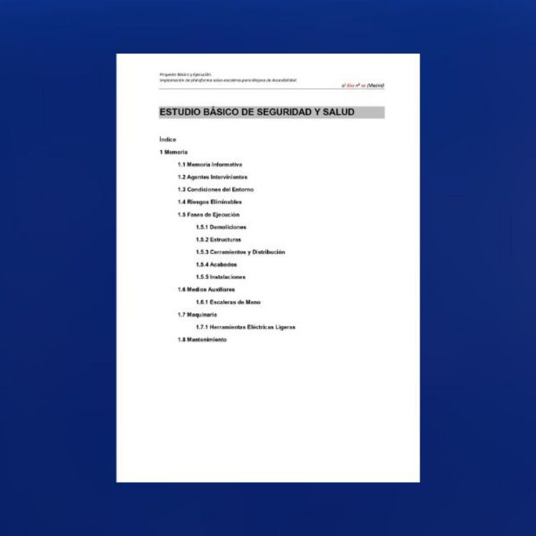 Imagen de Proyecto de plataforma salvaescaleras en edificio de Madrid