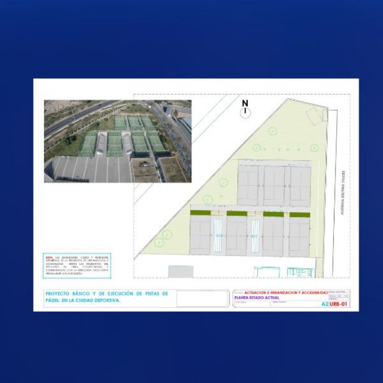 Imagen de Proyecto de instalaciones para pistas de pádel