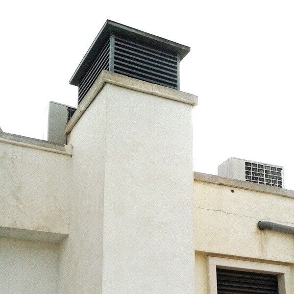 Proyecto de reparación del conducto de ventilación de un garaje