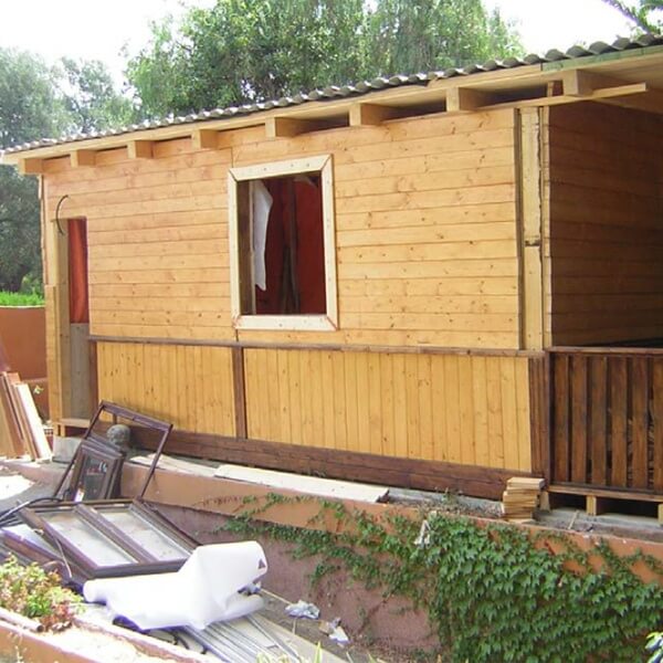 Informe de deficiencias de una casa de madera