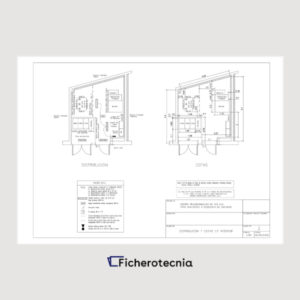 Planos de transformador de 400KV