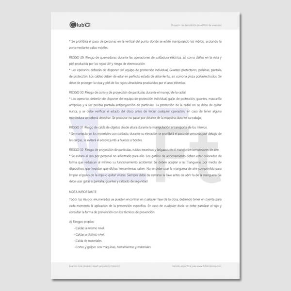 Proyecto para derribo de edificios - Imagen 3