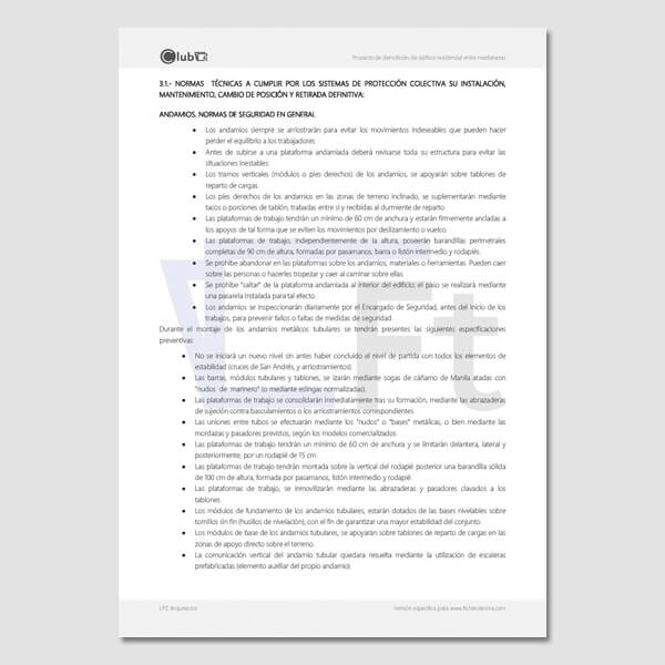 Ejemplo de proyecto en demolición de viviendas - Imagen 3