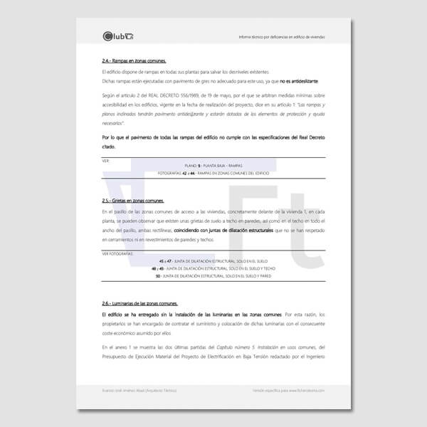 Informe de filtraciones en sótano y defectos en instalaciones de edificio - Imagen 3
