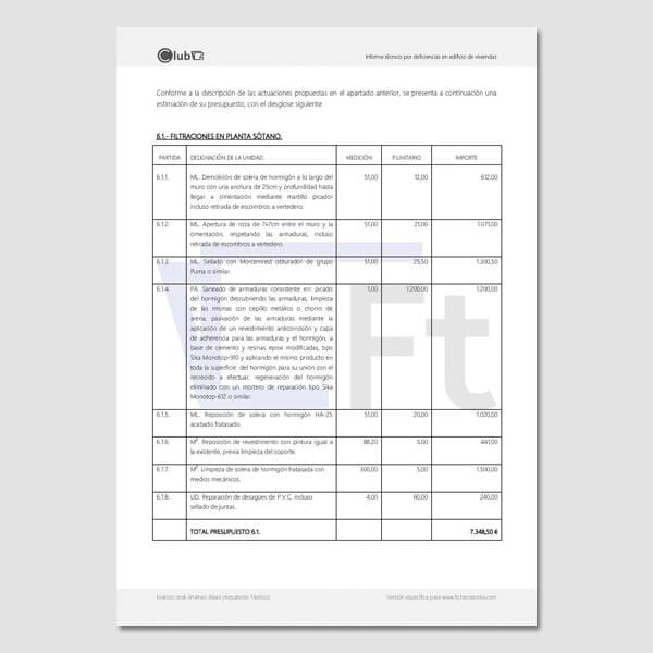 Informe de filtraciones en sótano y defectos en instalaciones de edificio - Imagen 4