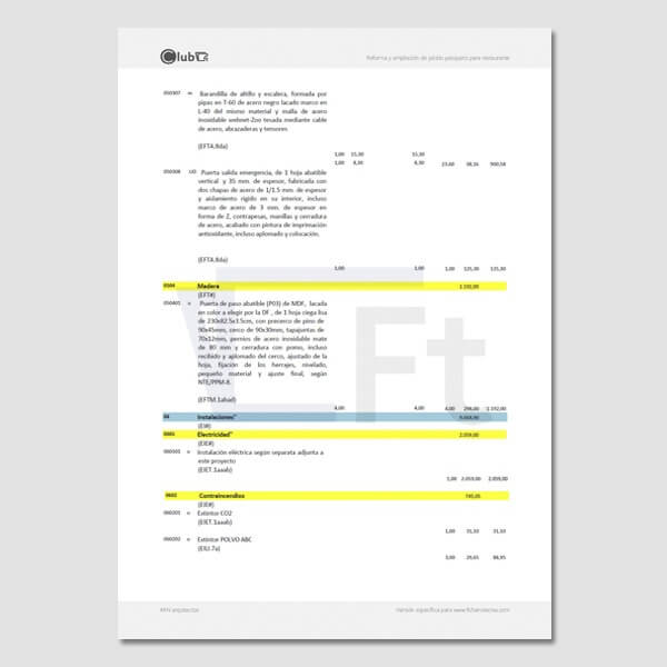 Proyecto de reforma local restauración con ampliación - Imagen 4