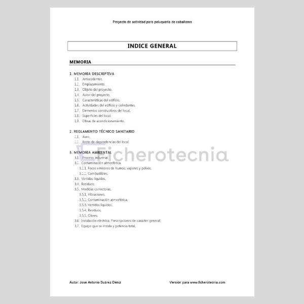Proyecto de actividad para peluquería de caballeros - Imagen 2