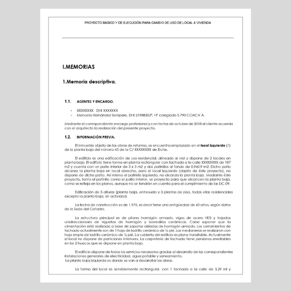 Proyecto cambio uso local a vivienda pdf - Imagen 2