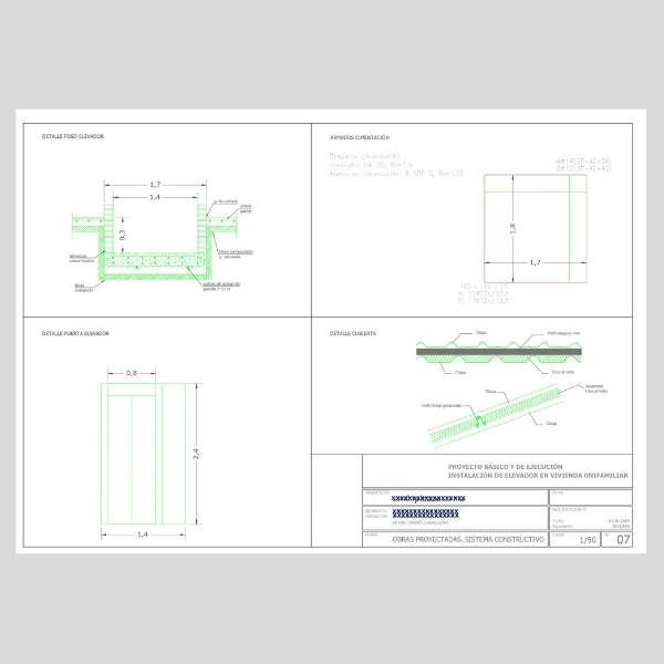 Proyecto para instalar ascensor en vivienda unifamiliar - Imagen 8