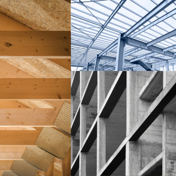 Pliego condiciones para estructuras de varios materiales