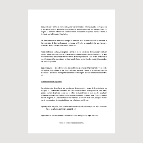 Pliego condiciones para estructuras de varios materiales - Imagen 2