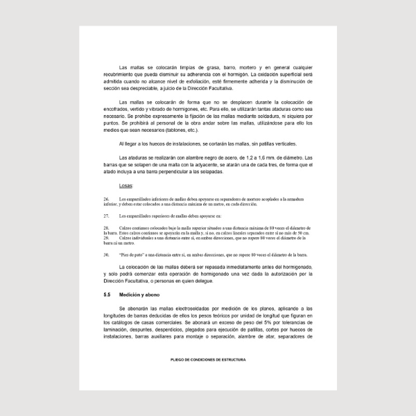 Pliego condiciones para estructuras de varios materiales - Imagen 4