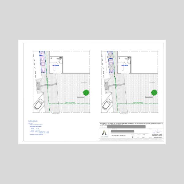 Memoria descriptiva para solicitud de terraza en bar cafetería - Imagen 2