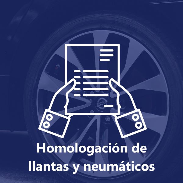 Documentación personalizada para Proyecto de Homologación de neumáticos y llantas
