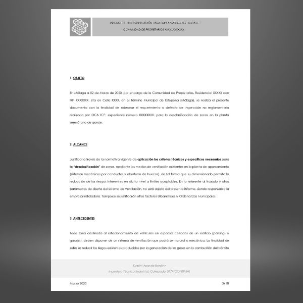 Informe desclasificación de garaje - Imagen 3