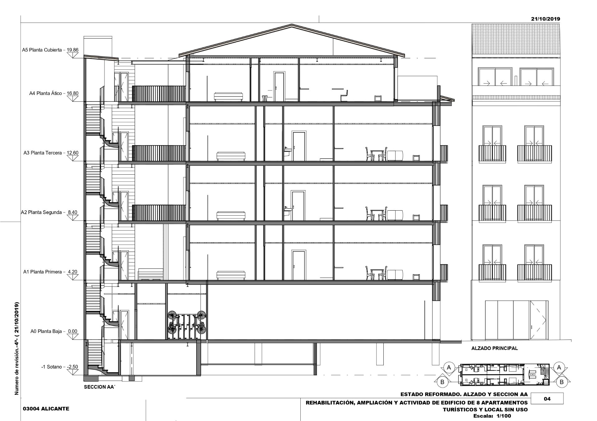Memoria con planos para reformar en apartamento turístico - Imagen 6
