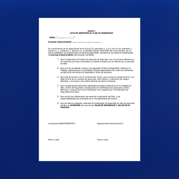 Modelo contrato de subcontratación - Imagen 5