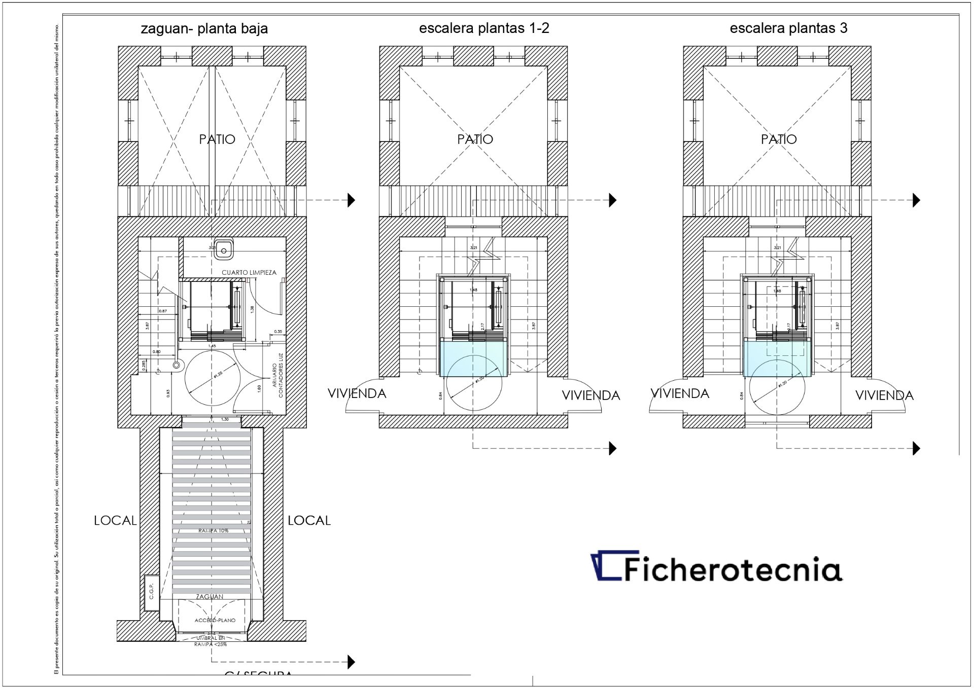 Proyecto instalación ascensor en edificio existente - Imagen 6