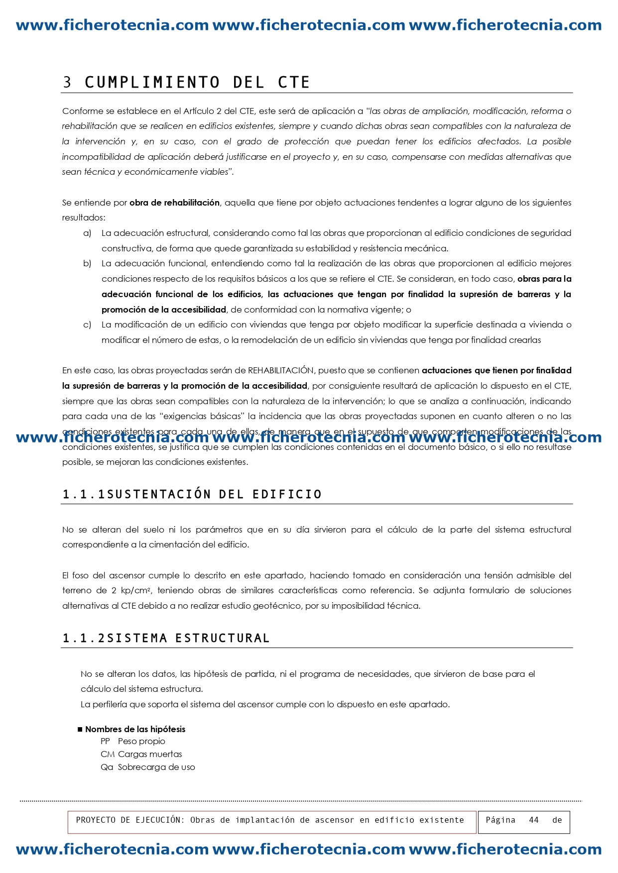 Proyecto de ejecución para colocar un ascensor en un edificio existente con espacio reducido - Imagen 3