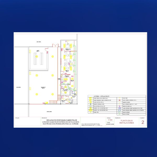 Proyecto de actividad de almacén con oficinas en nave industrial - Imagen 10