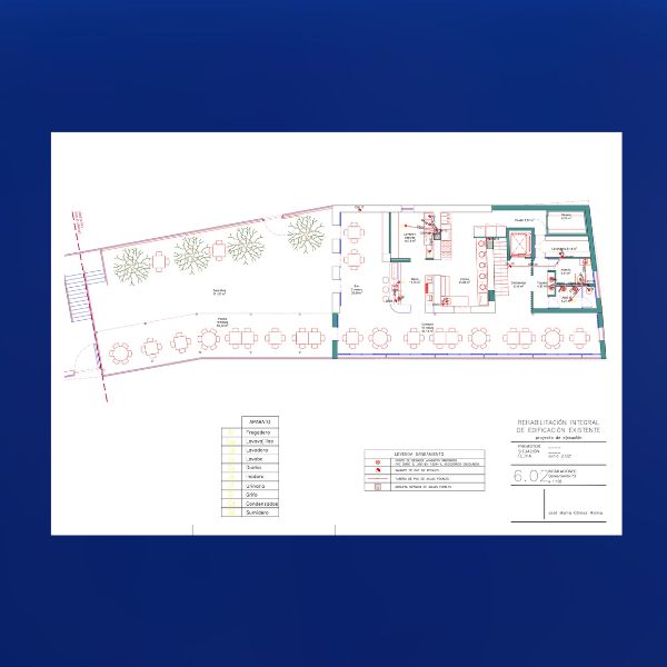 Proyecto de instalaciones para hotel de 6 habitaciones con restaurante - Imagen 9
